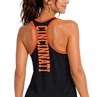 Women's G-III 4Her by Carl Banks Black Cincinnati Bengals Tater II Racerback Tank Top