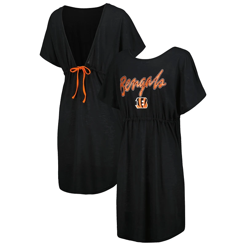 Maillot de bain G-III 4Her par Carl Banks pour femmes, noir, Cincinnati Bengals Versus