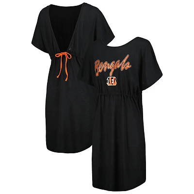 Maillot de bain G-III 4Her par Carl Banks pour femmes, noir, Cincinnati Bengals Versus