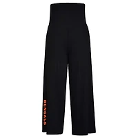 Women's Kiya Tomlin Black Cincinnati Bengals Culotte Lounge Pants