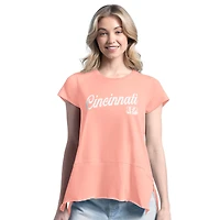 Women's Margaritaville  Light Orange Cincinnati Bengals Gametime Is Paradise T-Shirt