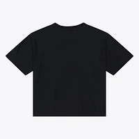Women's Mitchell & Ness Cincinnati Bengals Core Essentials Micro Logo Boxy Crop T-Shirt