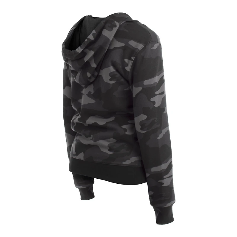 Women's New Era Black Cincinnati Bengals Camo Full-Zip Hoodie
