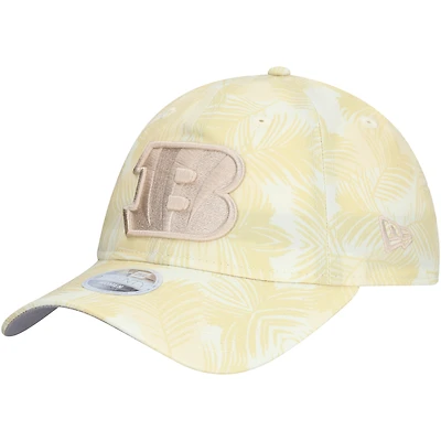 Women's New Era Cream Cincinnati Bengals Frond 9TWENTY Adjustable Hat