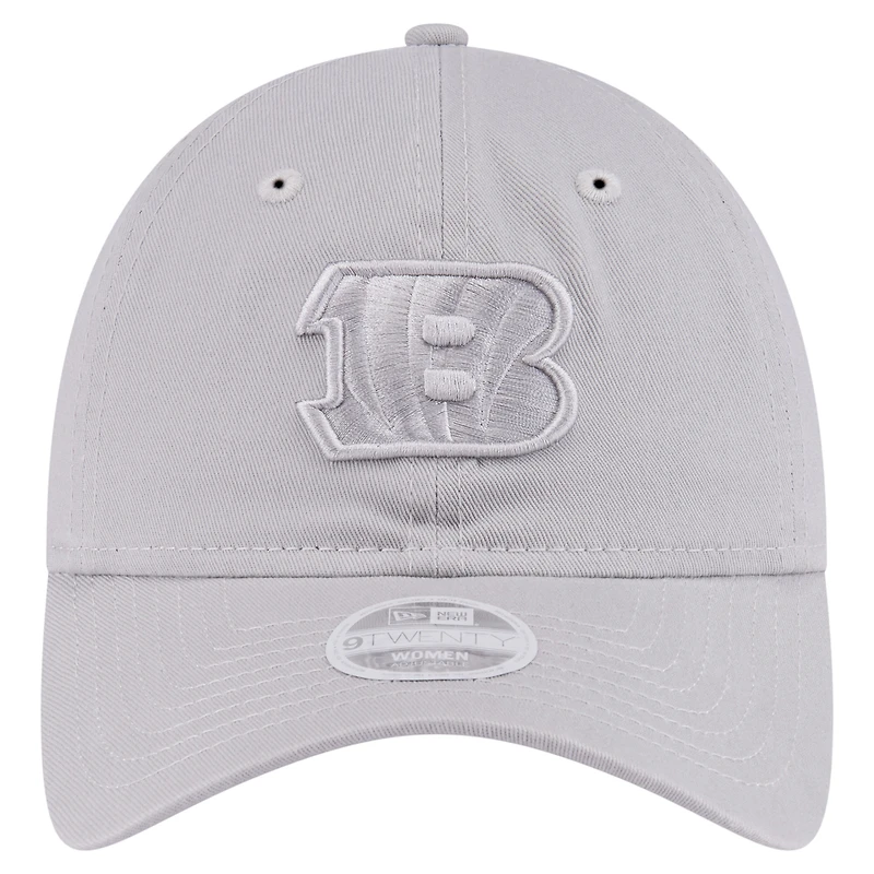 Women's New Era Gray Cincinnati Bengals Color Pack 9TWENTY Adjustable Hat