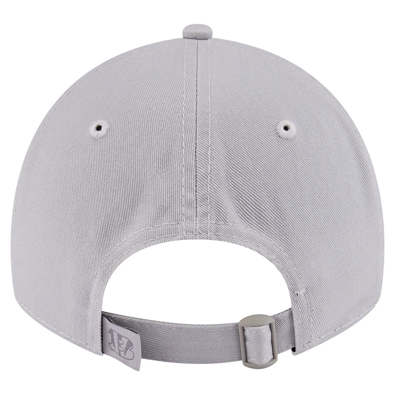 Women's New Era Gray Cincinnati Bengals Color Pack 9TWENTY Adjustable Hat