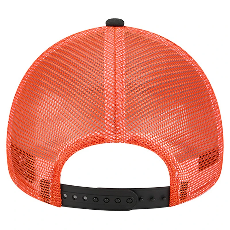 Bracelet d'amitié New Era blanc/noir pour femme des Bengals de Cincinnati, casquette ajustable 9FORTY