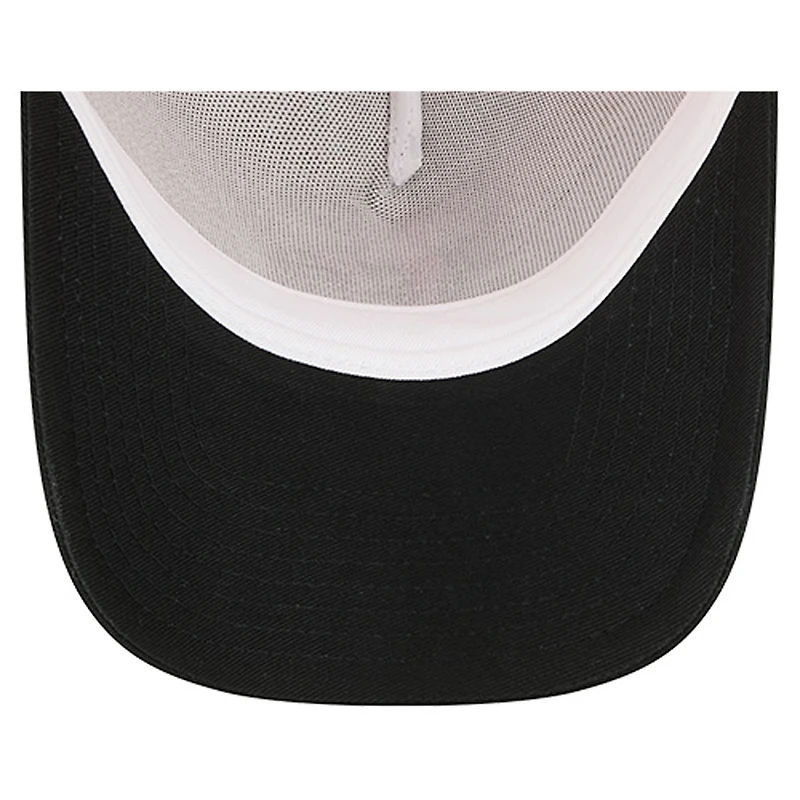 Bracelet d'amitié New Era blanc/noir pour femme des Bengals de Cincinnati, casquette ajustable 9FORTY