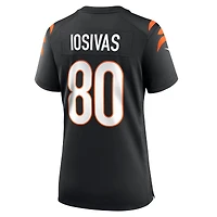 Maillot de match l'équipe Nike Andrei Iosivas pour femme, noir, des Bengals Cincinnati
