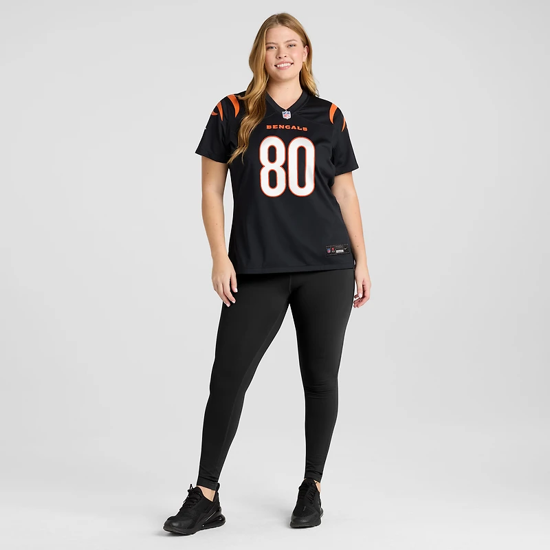 Women's Nike Andrei Iosivas  Black Cincinnati Bengals Team Game Jersey