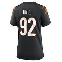 Women's Nike B.J. Hill Black Cincinnati Bengals Game Jersey