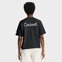Women's Nike Black Cincinnati Bengals Rewind Pocket Boxy T-Shirt