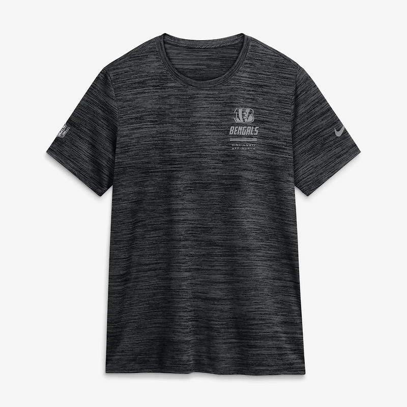 Women's Nike Black Cincinnati Bengals Sideline Velocity Dri-FIT T-Shirt