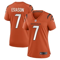 Maillot de match retraité Nike Boomer Esiason orange pour femme des Bengals Cincinnati
