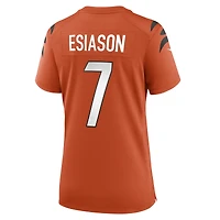 Maillot de match retraité Nike Boomer Esiason orange pour femme des Bengals Cincinnati