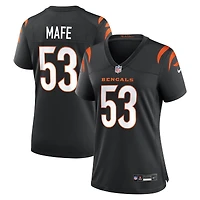 Maillot de match Nike Boye Mafe noir pour femme, équipe des Bengals Cincinnati