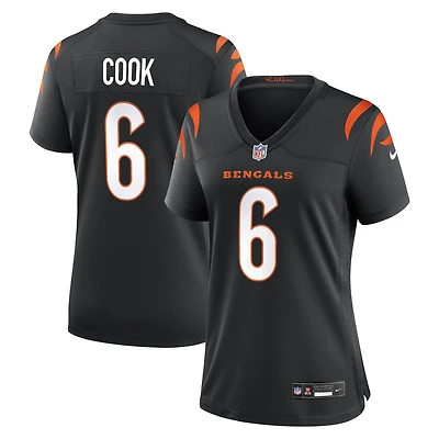 Women's Nike Bryan Cook  Black Cincinnati Bengals Team Game Jersey