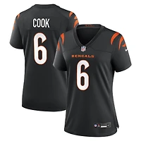 Women's Nike Bryan Cook  Black Cincinnati Bengals Team Game Jersey