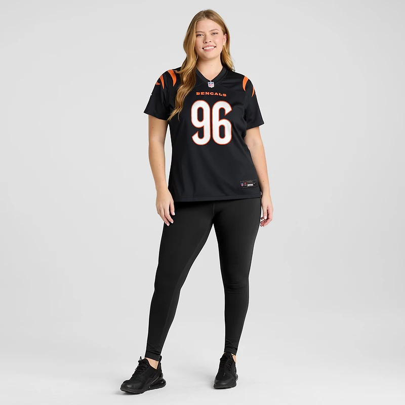 Maillot de match Nike Cam Sample noir pour femme des Bengals Cincinnati