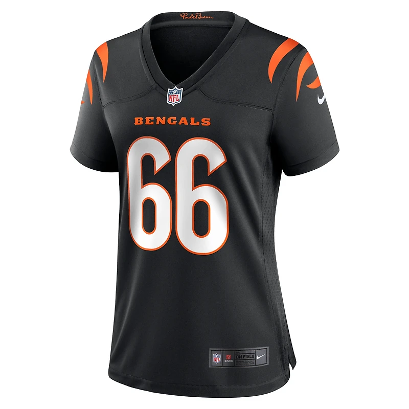 Maillot Nike Dalton Risner noir pour femme des Bengals de Cincinnati
