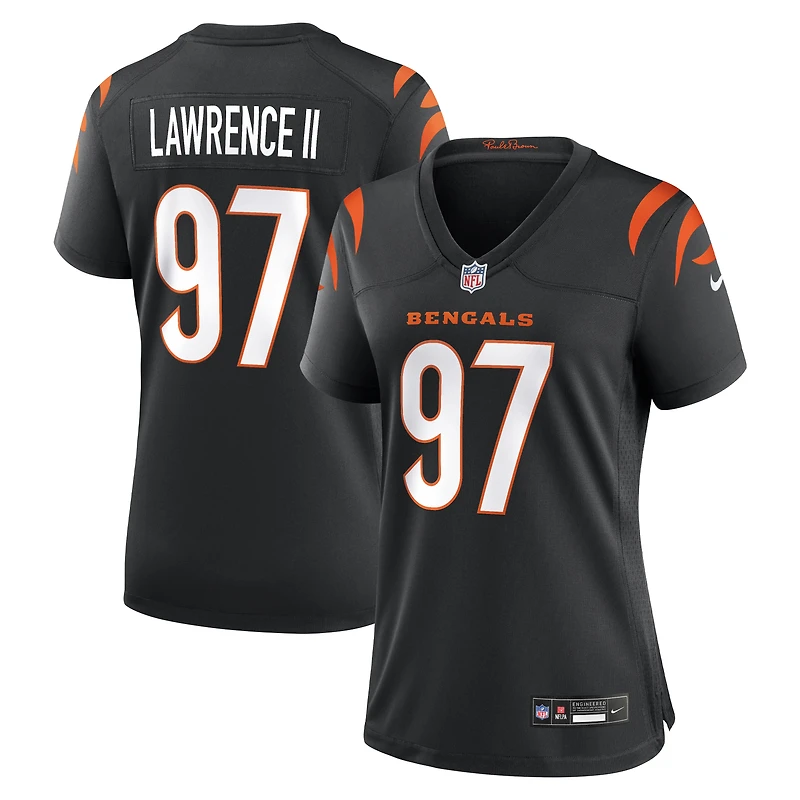 Women's Nike Dexter Lawrence II Black Cincinnati Bengals Game Jersey