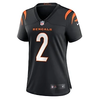 Maillot de match Nike Evan McPherson noir des Bengals Cincinnati pour femme
