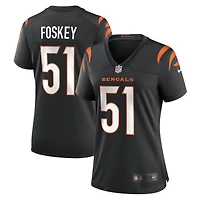 Maillot Nike Isaiah Foskey noir pour femme des Bengals de Cincinnati
