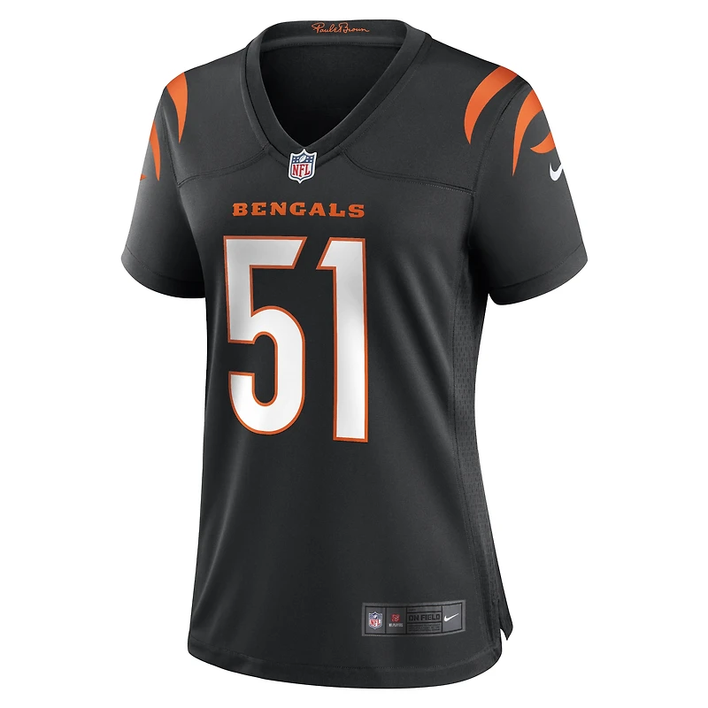 Women's Nike Isaiah Foskey  Black Cincinnati Bengals Team Game Jersey