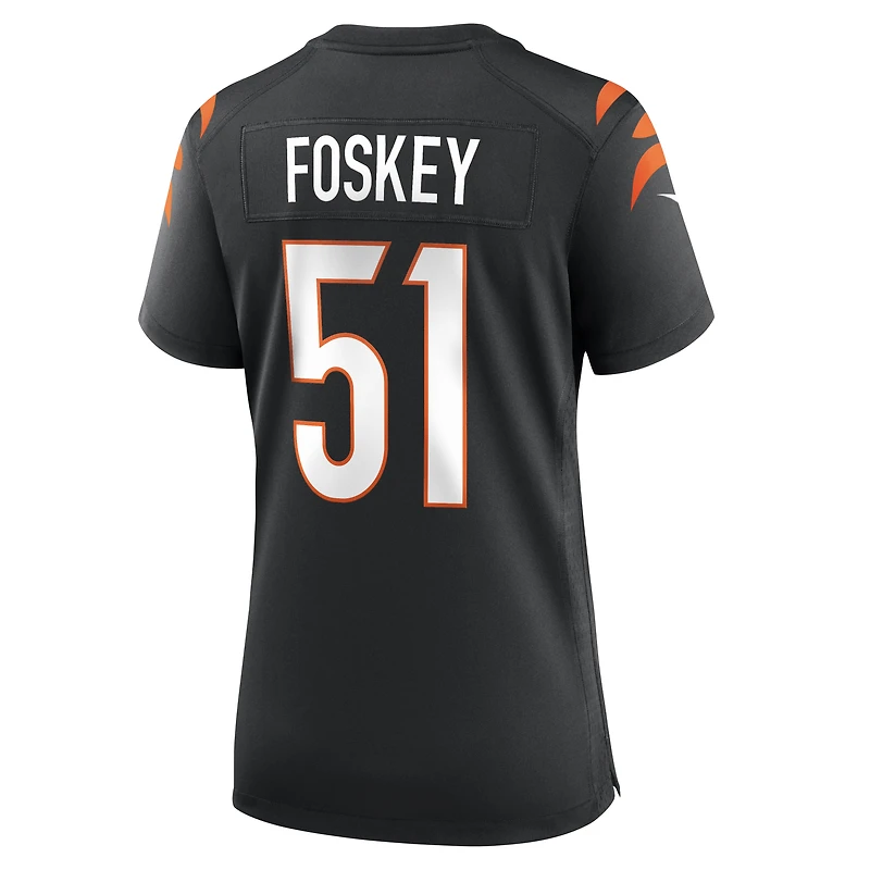 Women's Nike Isaiah Foskey  Black Cincinnati Bengals Team Game Jersey