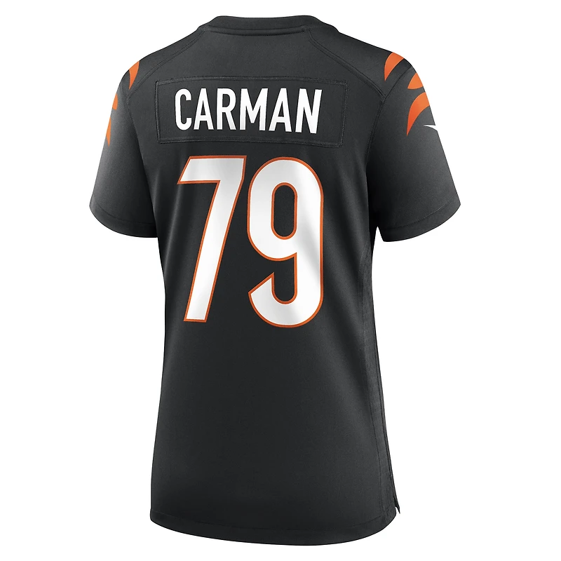 Women's Nike Jackson Carman Black Cincinnati Bengals Game Jersey