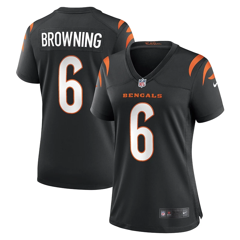 Women's Nike Jake Browning Black Cincinnati Bengals Game Jersey