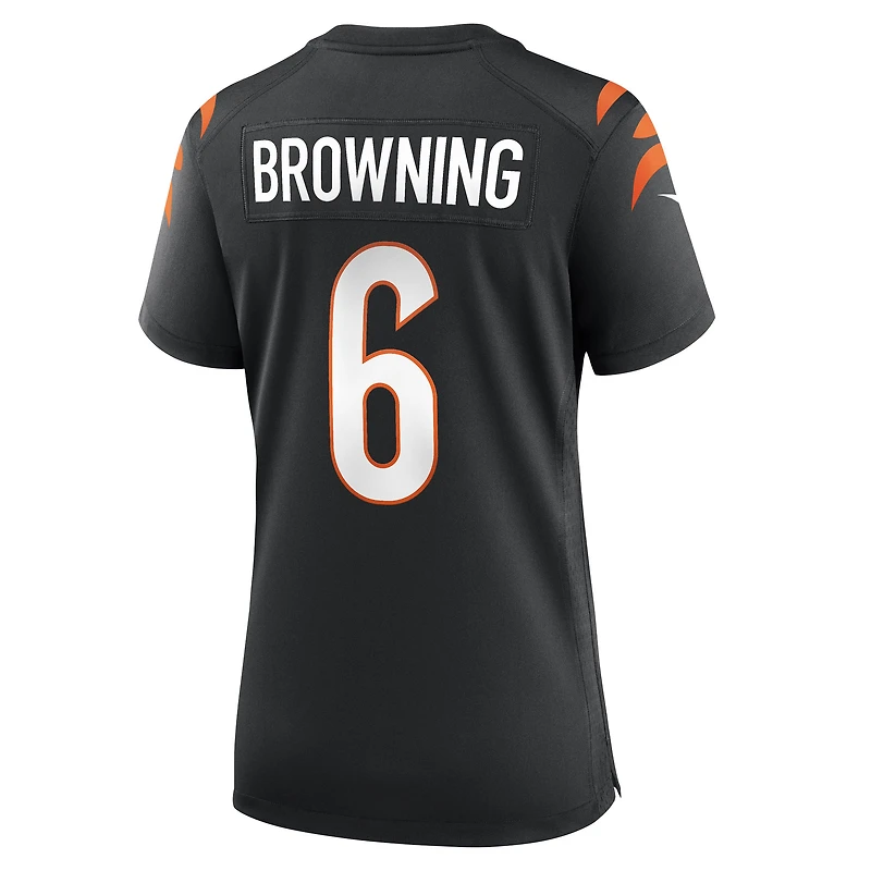 Women's Nike Jake Browning Black Cincinnati Bengals Game Jersey