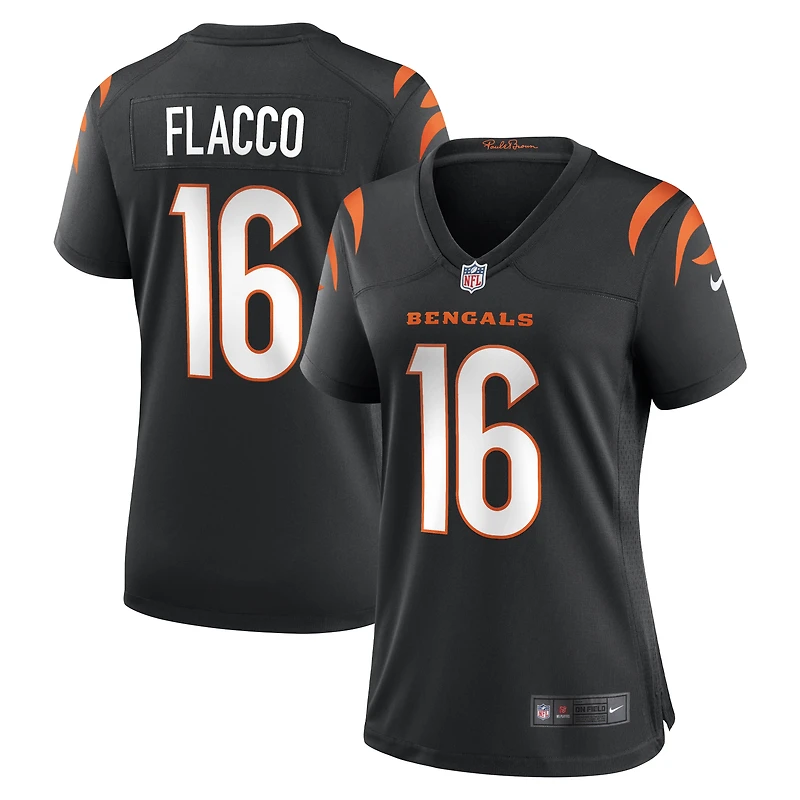 Women's Nike Joe Flacco  Black Cincinnati Bengals Team Game Jersey