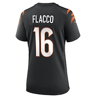 Maillot Nike Joe Flacco noir pour femme des Bengals de Cincinnati