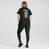 Women's Nike Josh Johnson  Black Cincinnati Bengals Team Game Jersey