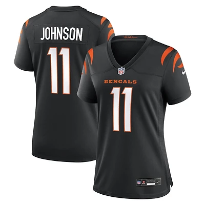 Women's Nike Josh Johnson Black Cincinnati Bengals Team Game Jersey