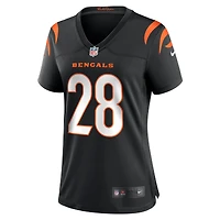 Maillot de match Nike Josh Newton noir pour femme des Bengals Cincinnati