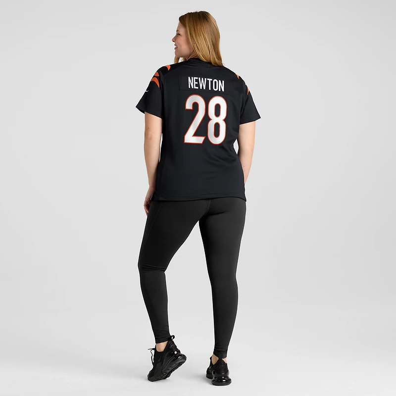 Maillot de match Nike Josh Newton noir pour femme des Bengals Cincinnati