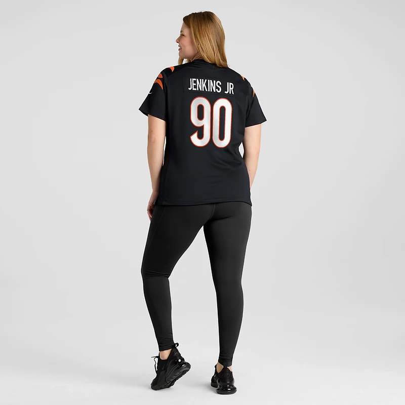 Maillot de match Nike Kris Jenkins Jr. noir pour femme des Bengals Cincinnati