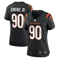 Maillot de match Nike Kris Jenkins Jr. noir pour femme des Bengals Cincinnati