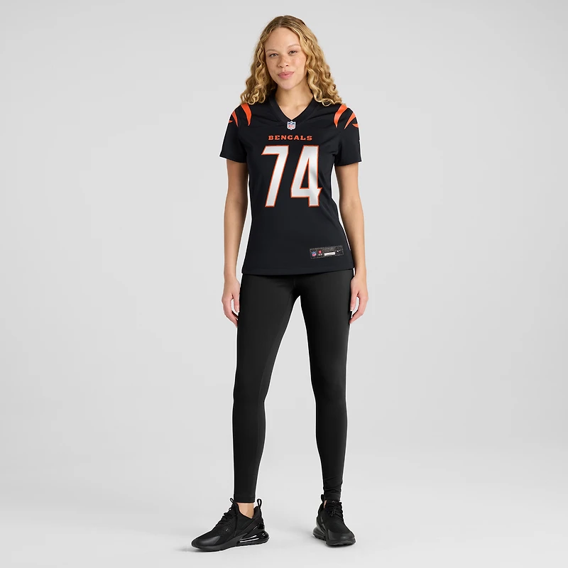 Maillot de joueur match Nike Max Scharping pour femmes, noir, Cincinnati Bengals