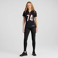 Maillot de joueur match Nike Max Scharping pour femmes, noir, Cincinnati Bengals