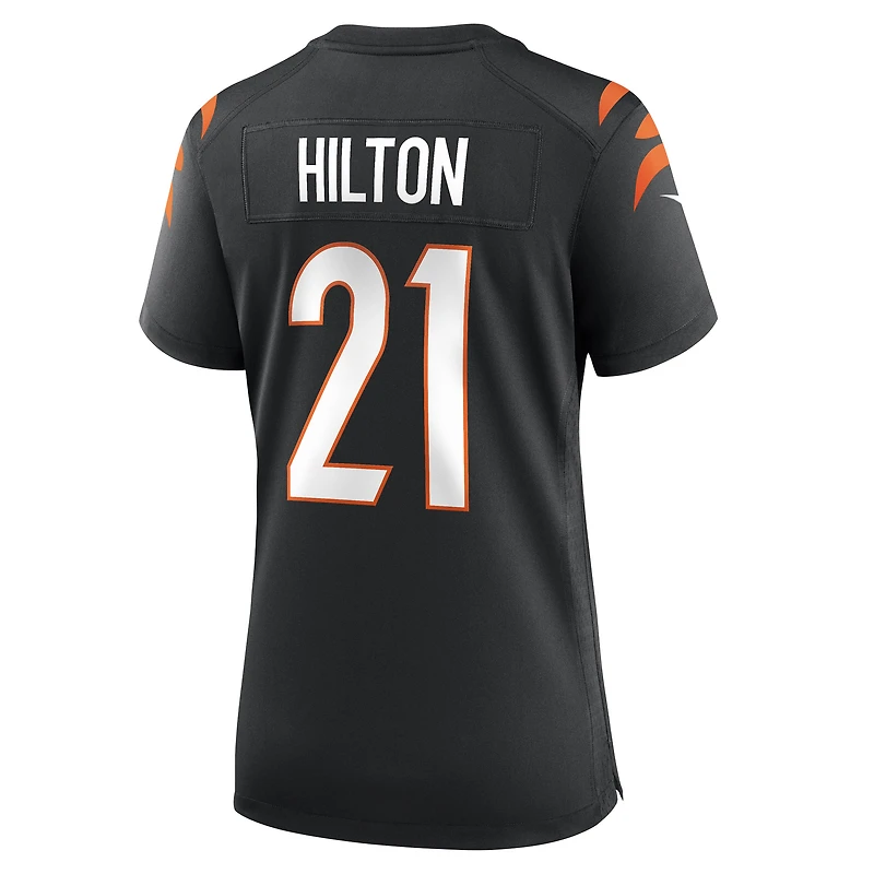 Women's Nike Mike Hilton Black Cincinnati Bengals Game Player Jersey