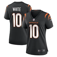 Women's Nike Mike White  Black Cincinnati Bengals Team Game Jersey