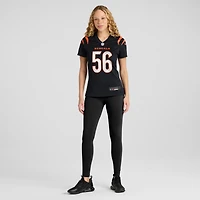 Maillot Nike Myles Cole noir pour femme des Bengals de Cincinnati