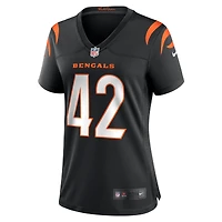 Women's Nike Oren Burks  Black Cincinnati Bengals Team Game Jersey