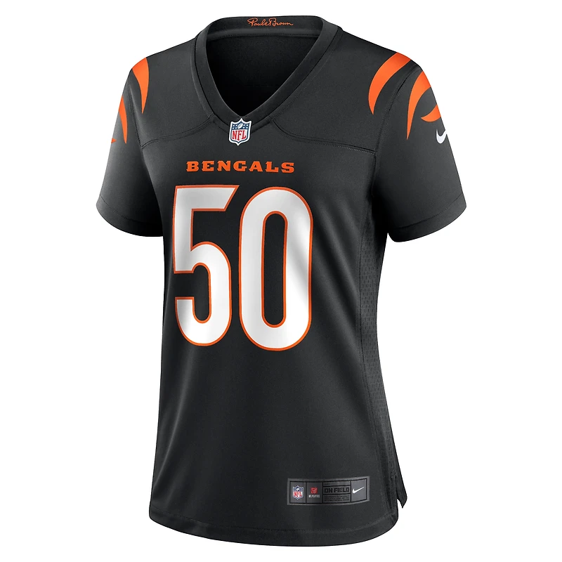 Maillot de match l'équipe Nike Shaka Heyward pour femme, noir, des Bengals Cincinnati