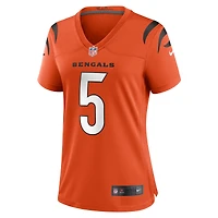 Women's Nike Tee Higgins  Orange Cincinnati Bengals Alternate Game Jersey