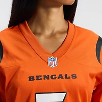 Women's Nike Tee Higgins  Orange Cincinnati Bengals Alternate Game Jersey