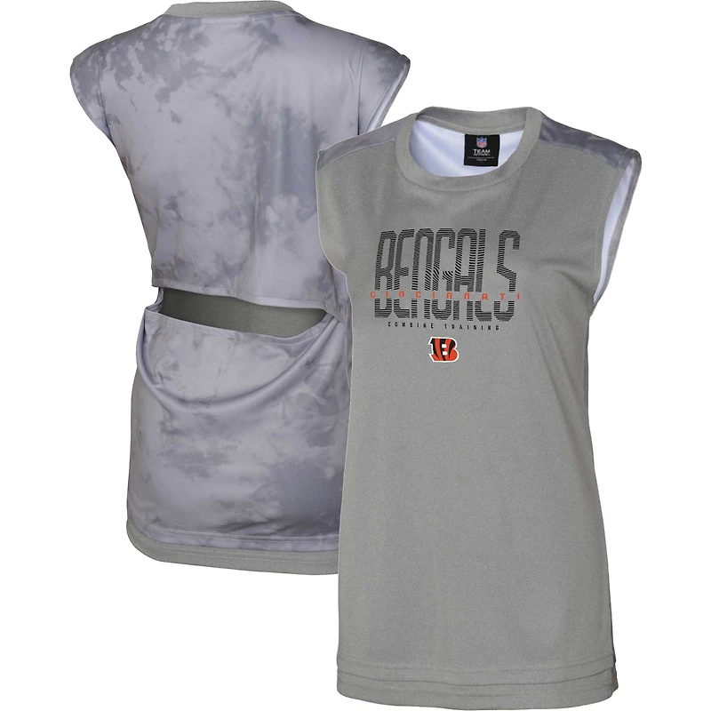 Women's Outerstuff  Gray Cincinnati Bengals No Sweat Tank Top